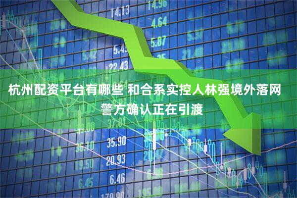 杭州配资平台有哪些 和合系实控人林强境外落网    警方确认正在引渡