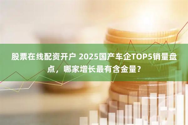 股票在线配资开户 2025国产车企TOP5销量盘点，哪家增长最有含金量？